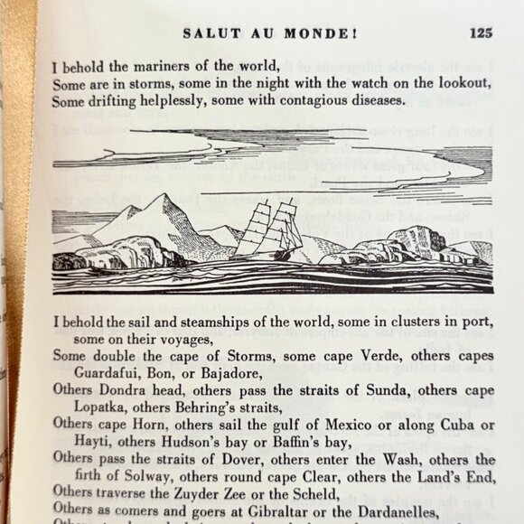 Easton Press "Leaves Of Grass" By Walt Whitman - Collectors Edition (1977) - Picture 6 of 12